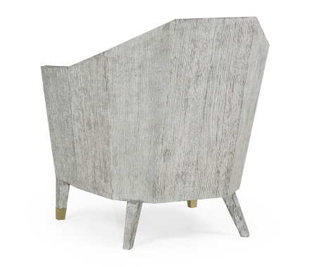 Geometric Light Oak Chair