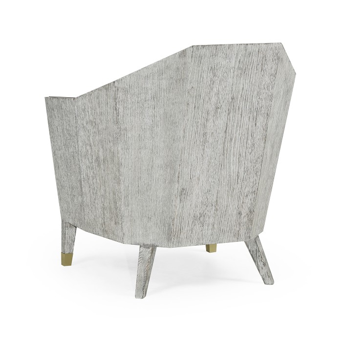 Geometric Light Oak Chair