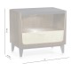 Gatsby Champagne Silver-Leaf Bedside Cabinet