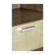 Gatsby Champagne Silver-Leaf Bedside Cabinet