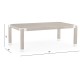 Bevelled Dark Grey Walnut Dining Table 84