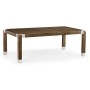 Bevelled Dark Grey Walnut Dining Table 84
