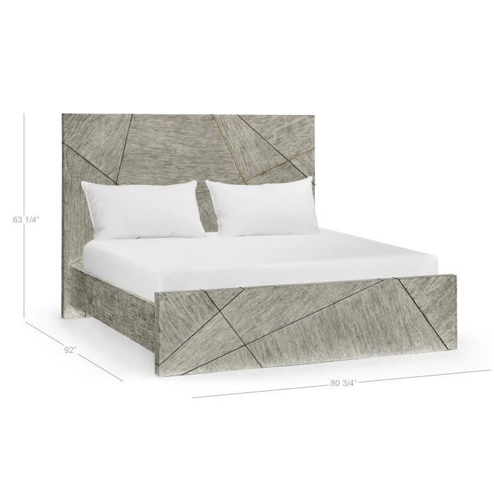 Geometric Cali King Bed