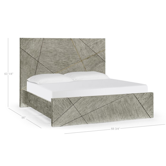 Geometric UK Queen Bed