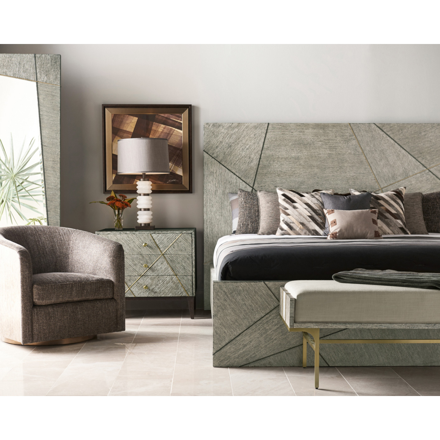 Geometric US King Bed