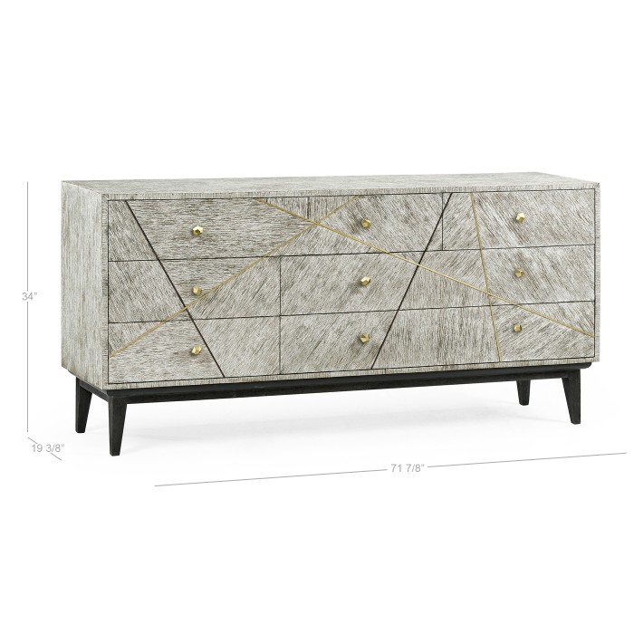 Geometric Casual Transitional Dresser