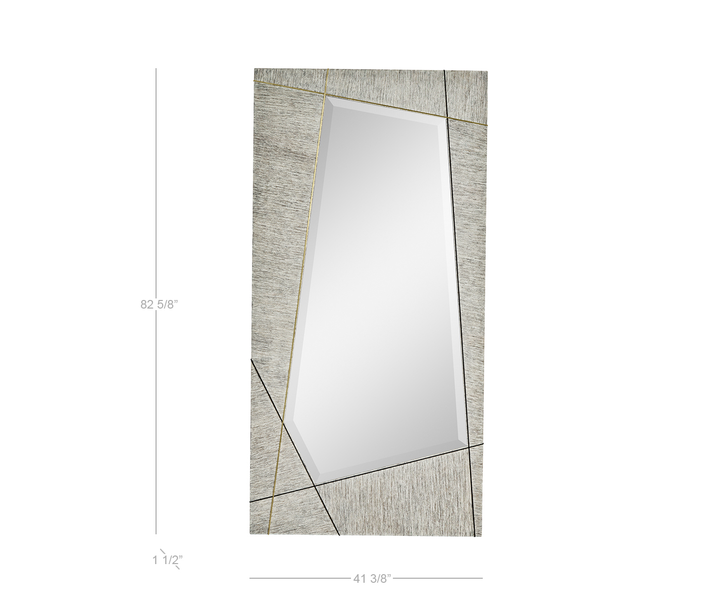 Geometric Floor Mirror
