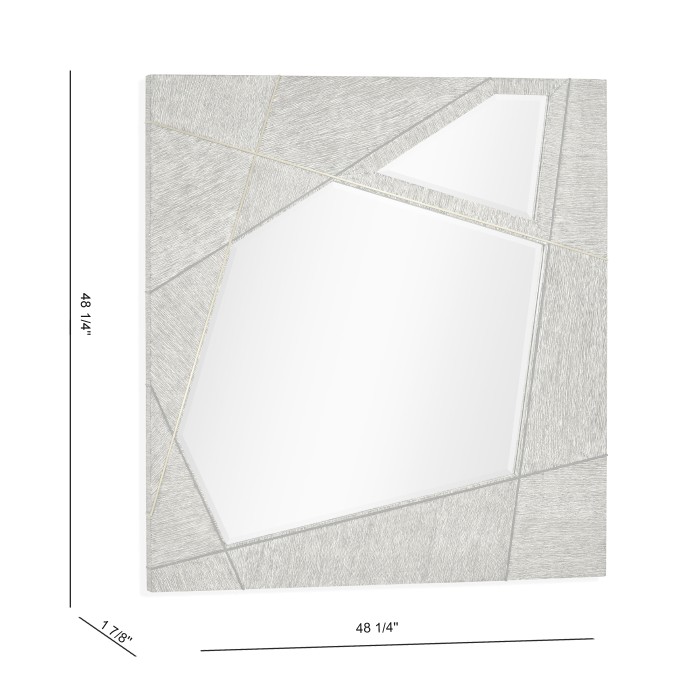 Geometric Square Mirror