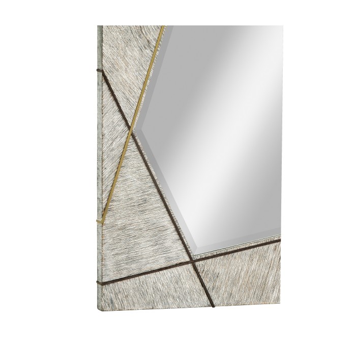 Geometric Square Wall Mirror