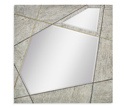 Geometric Square Wall Mirror