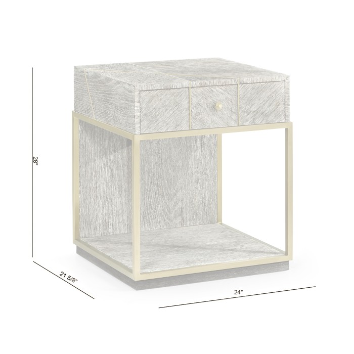 Geometric Bedside Table