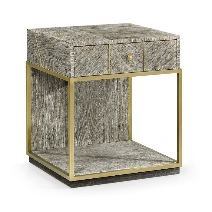 Geometric Bedside Table