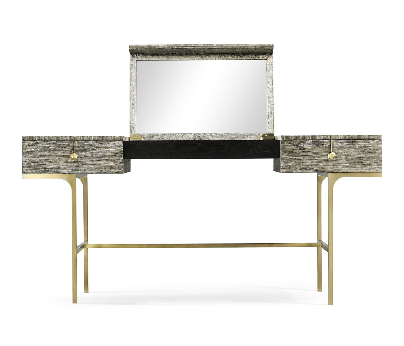 Geometric Dark French Oak Vanity