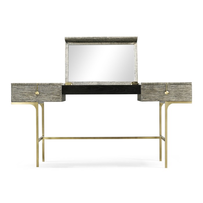 Geometric Dark French Oak Vanity