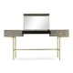 Geometric Dark French Oak Vanity