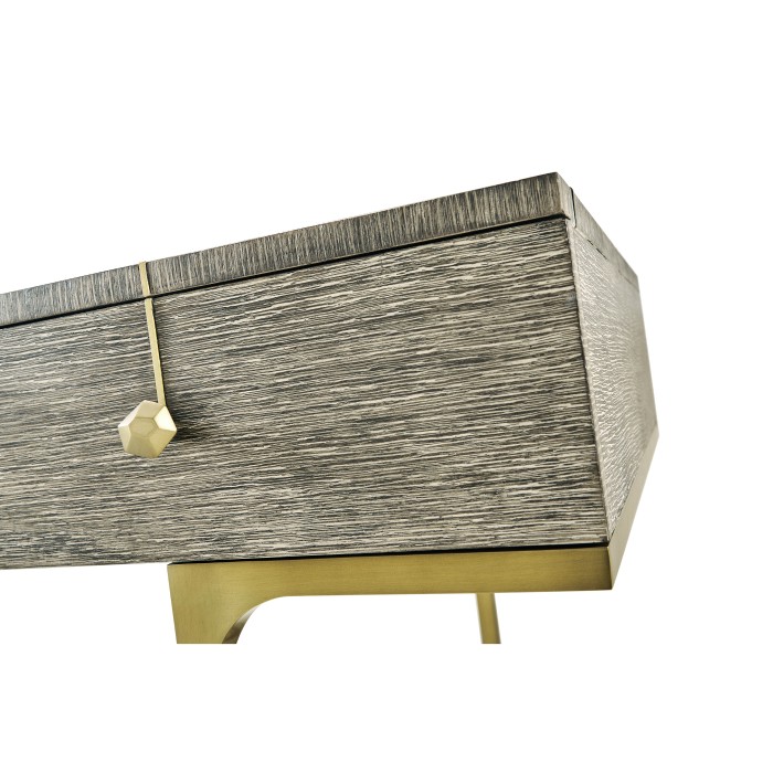 Geometric Dark French Oak Vanity