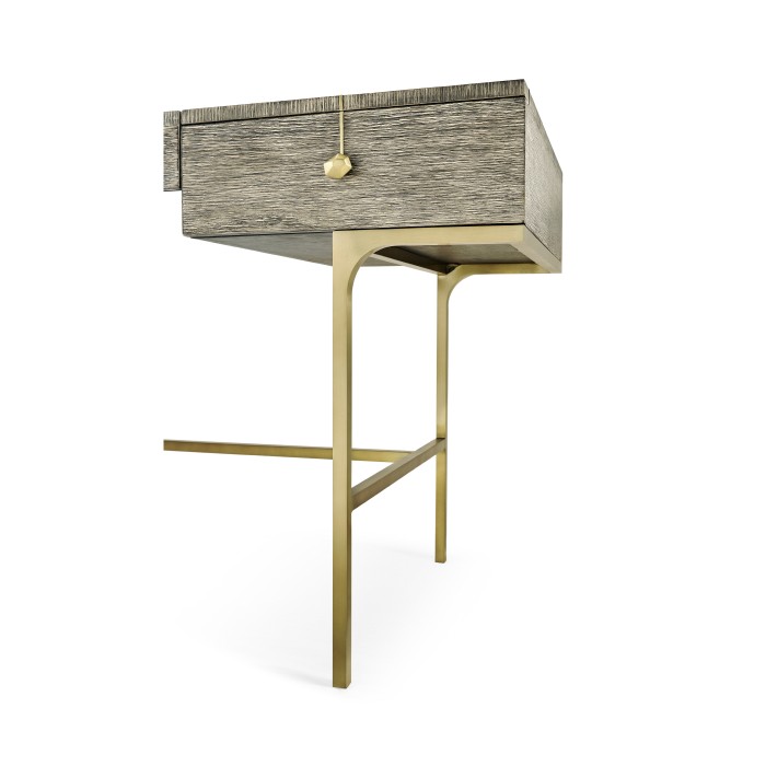 Geometric Dark French Oak Vanity