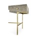 Geometric Dark French Oak Vanity