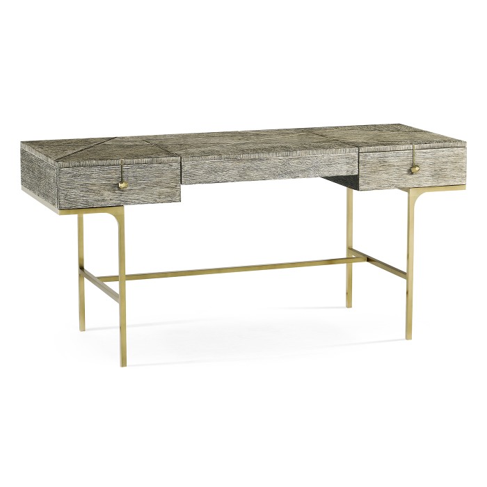 Geometric Dark French Oak Vanity