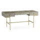 Geometric Dark French Oak Vanity