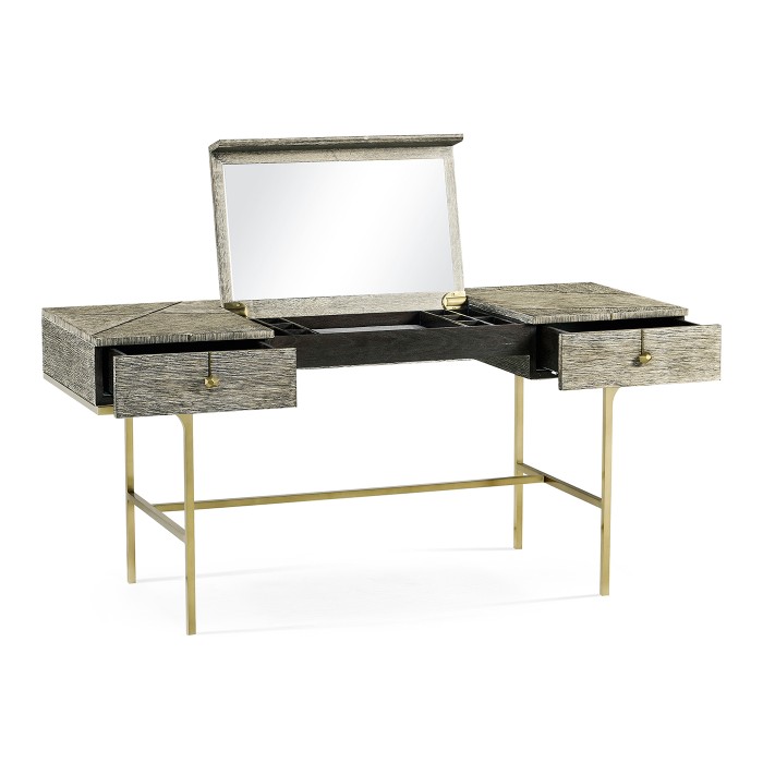 Geometric Dark French Oak Vanity