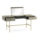 Geometric Dark French Oak Vanity