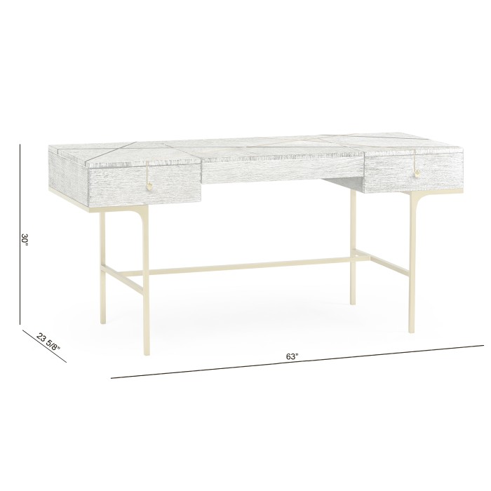 Geometric Light French Oak Vanity