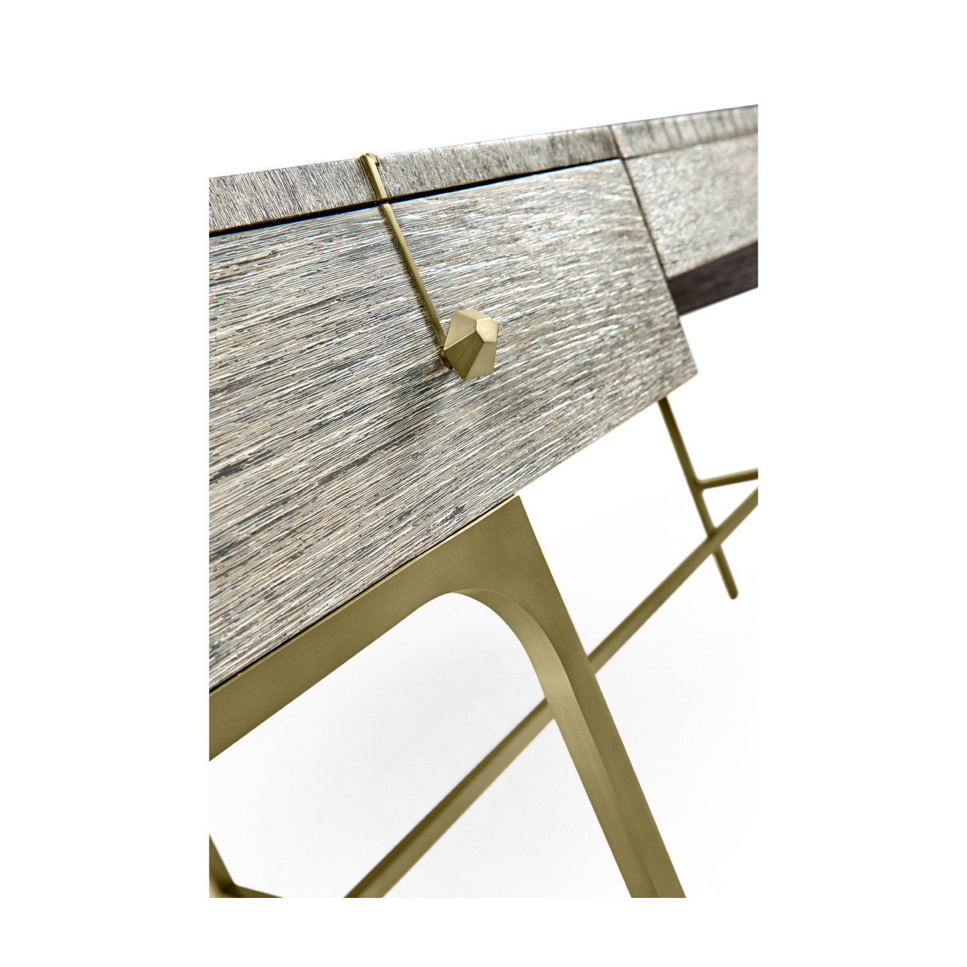 Geometric Light French Oak Vanity