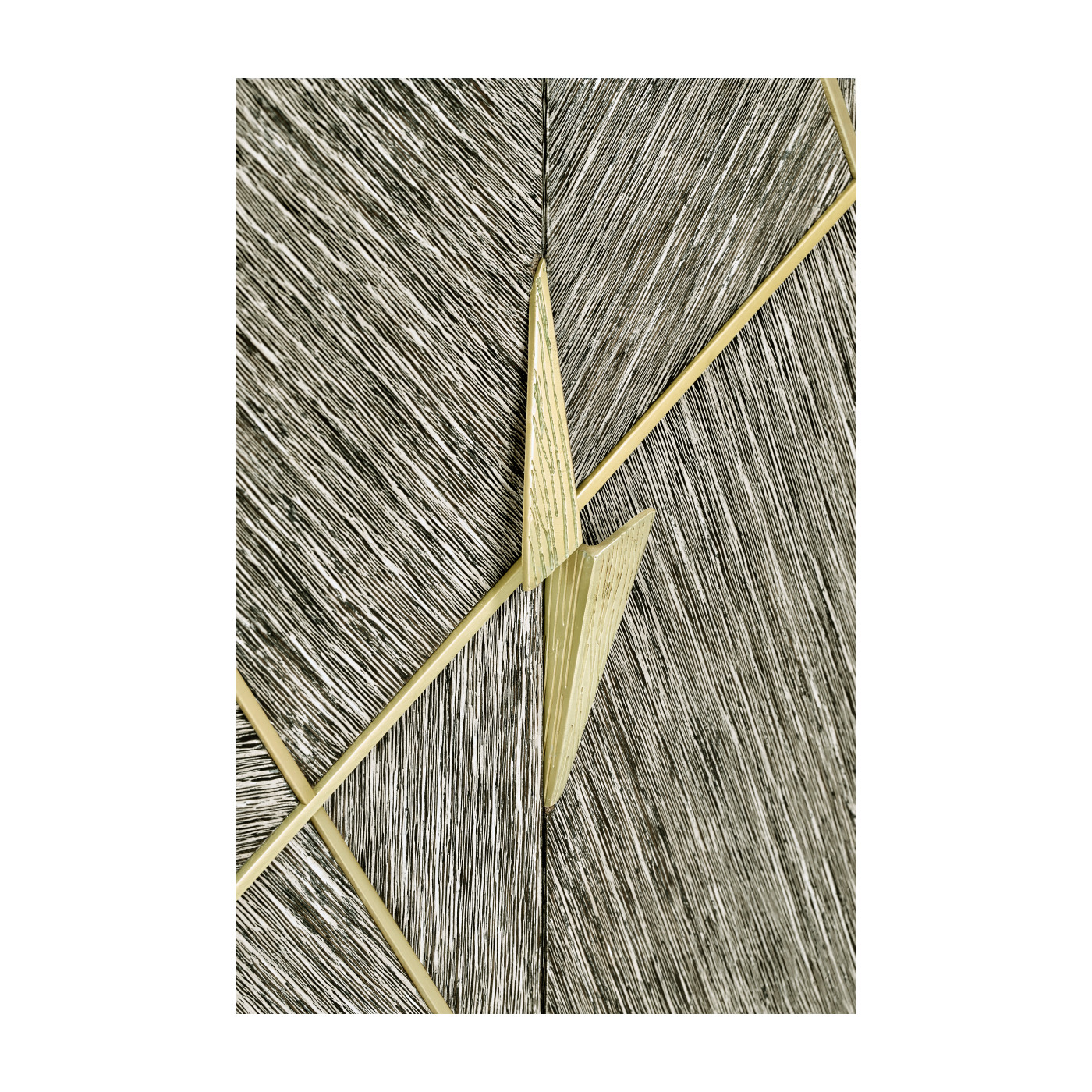 Geometric Accent Cabinet