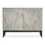 Geometric Accent Cabinet