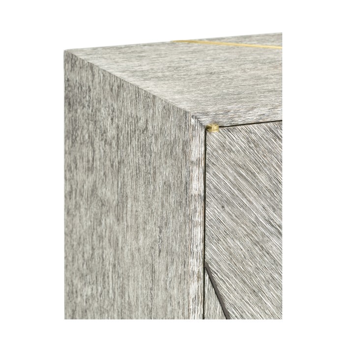 Geometric Accent Cabinet
