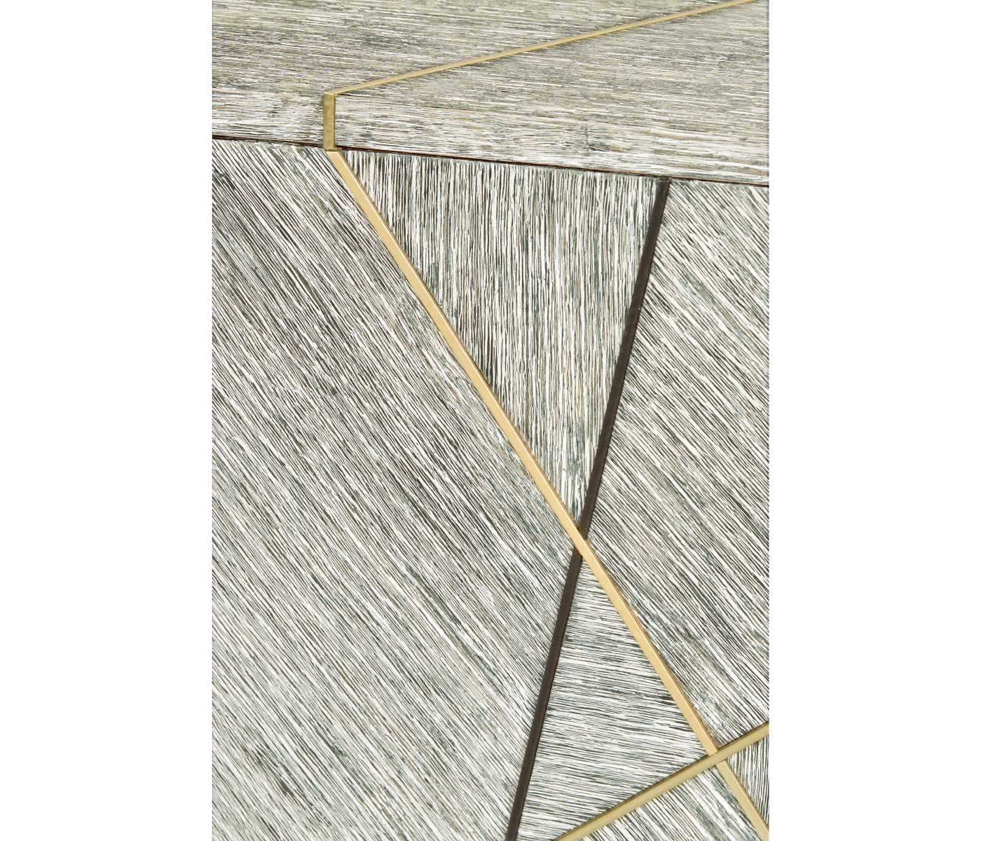 Geometric Accent Cabinet