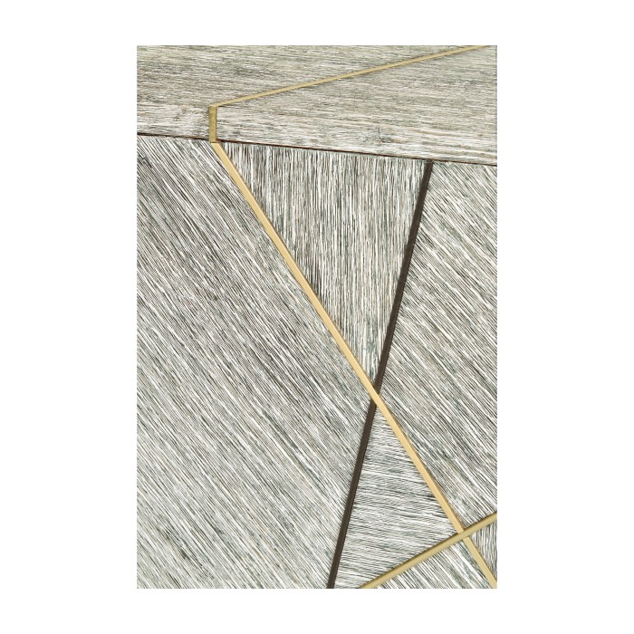 Geometric Accent Cabinet