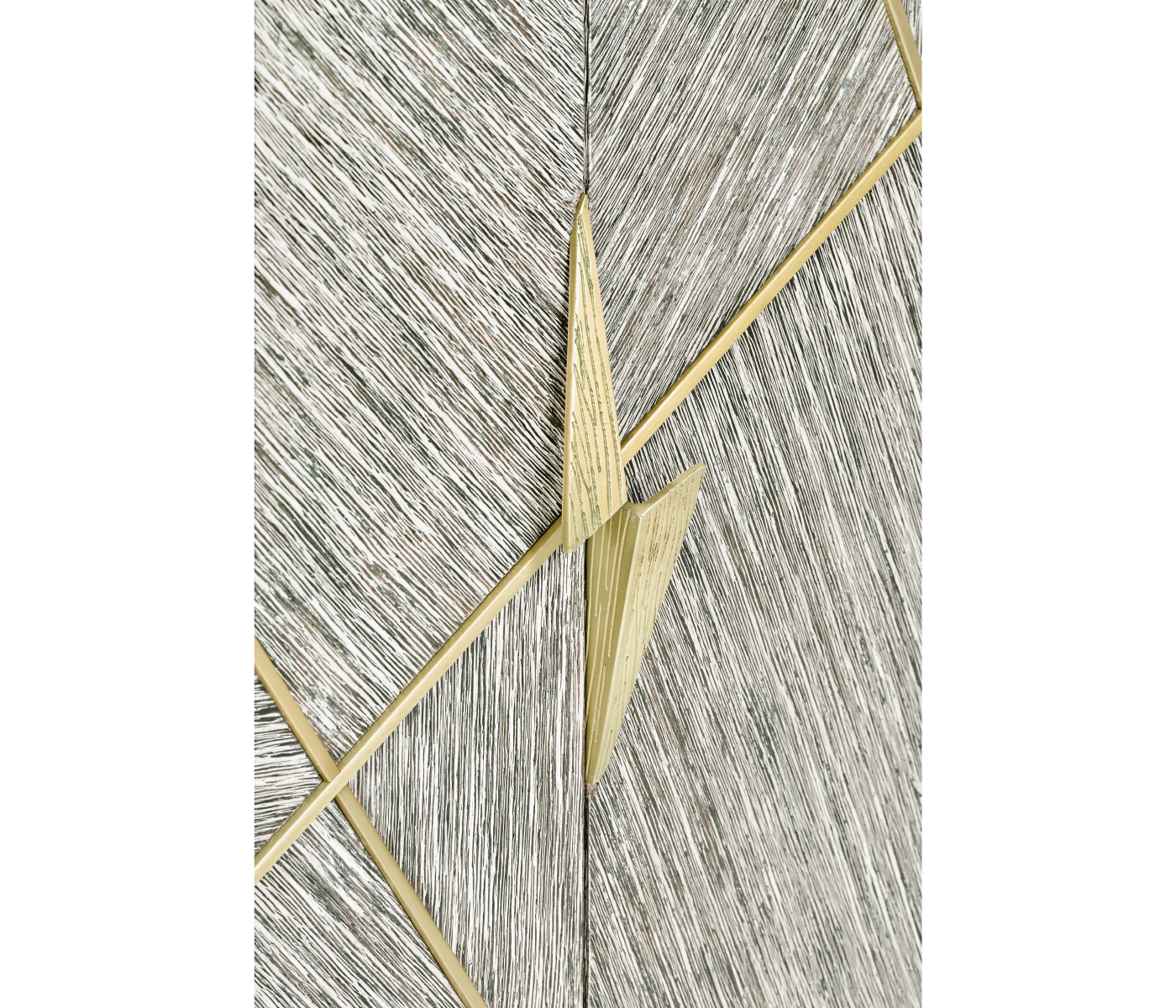 Geometric Accent Cabinet