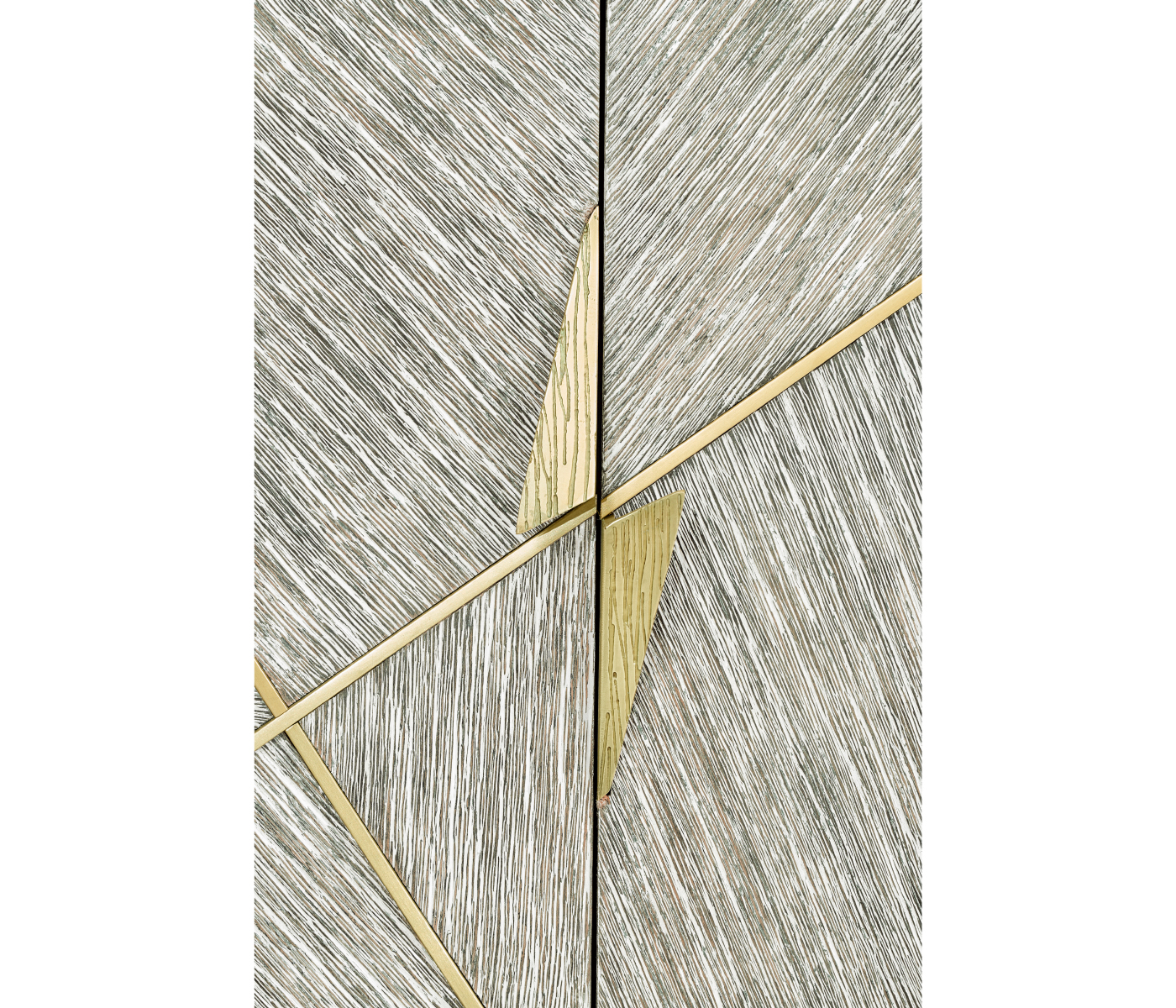 Geometric Accent Cabinet