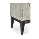 Geometric Accent Cabinet