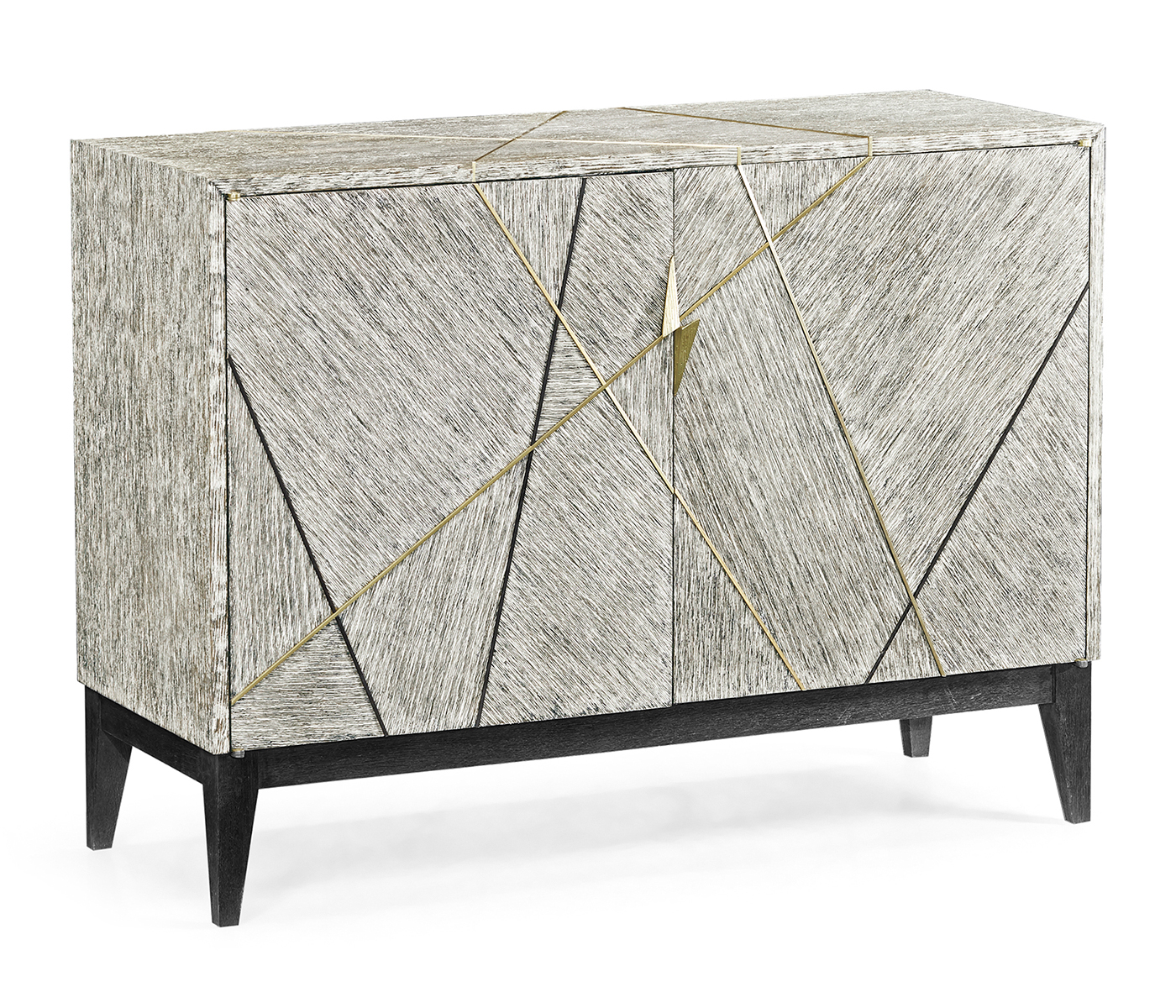 Geometric Accent Cabinet