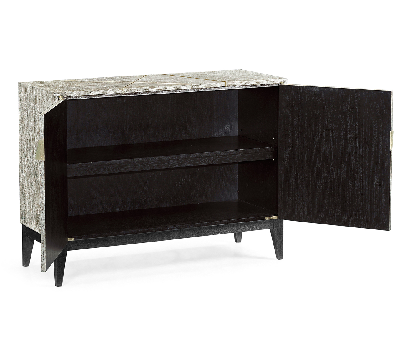 Geometric Accent Cabinet