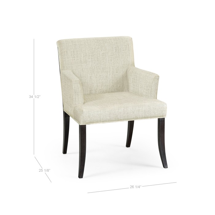 Geometric Dining Arm Chair