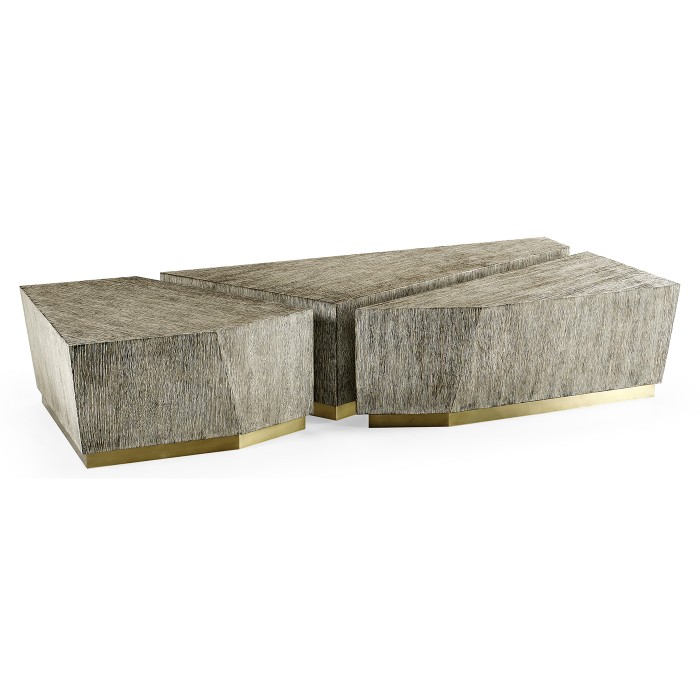 Geometric Bunching Cocktail Tables (Set of Three)