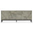 Geometric Transitional Oak Sideboard