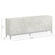 Geometric Transitional Oak Sideboard