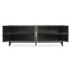 Geometric Transitional Oak Sideboard