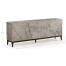 Geometric Transitional Oak Sideboard