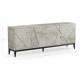 Geometric Transitional Oak Sideboard