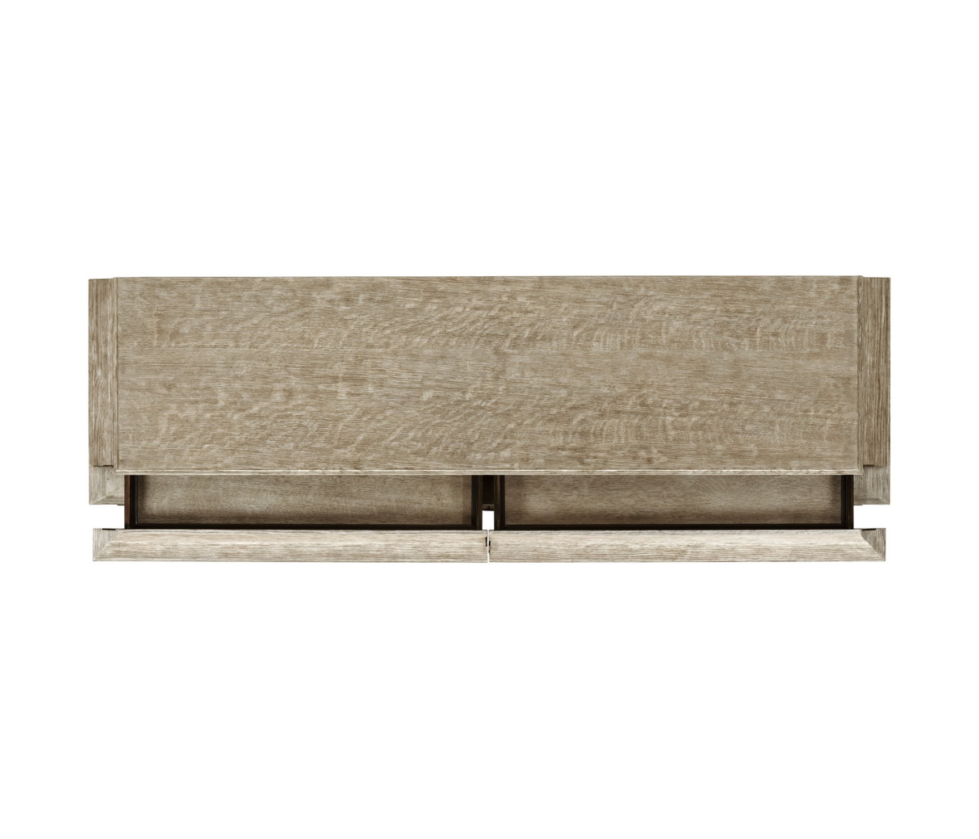 Grey Oak Buffet with Eleven Drawers