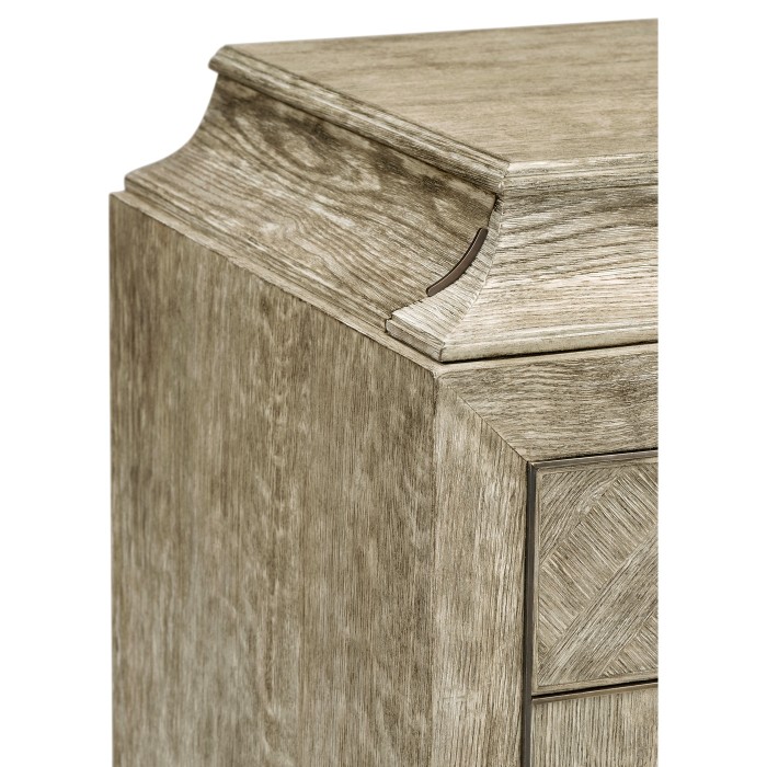 Grey Oak Buffet with Eleven Drawers