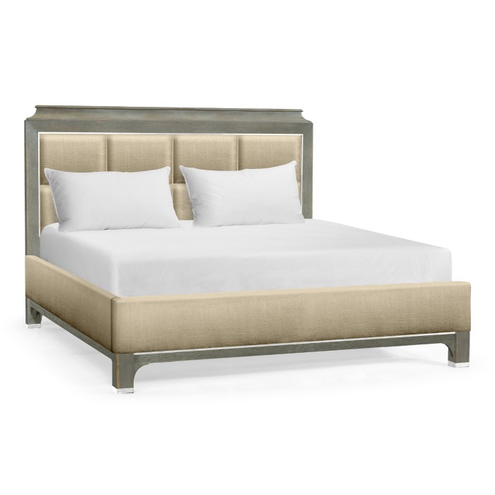 Pewter Oak Cali King Bed