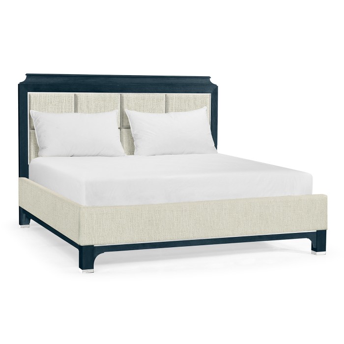 Antique Blue Oak UK King Bed