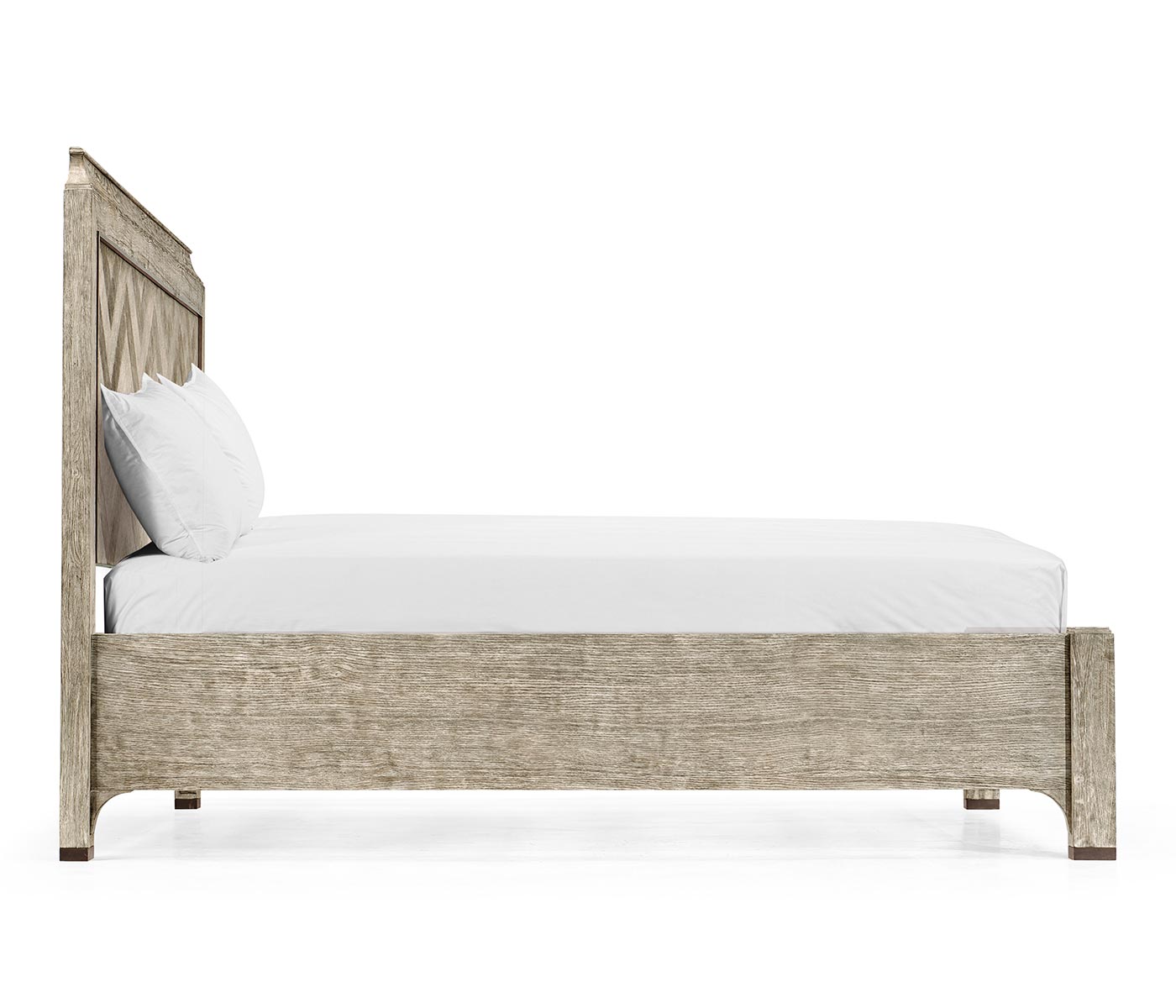 Grey Oak UK King Bed
